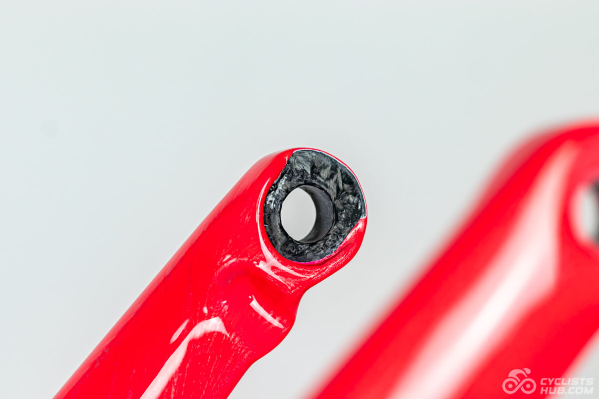 YOELEO R12 2022 fork detail.