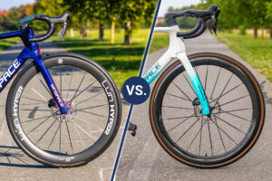 Lún HYPER 5 D50 front wheel on Winspace SLC5 vs. Elitewheels DRIVE II front wheel on Winspace Agile.