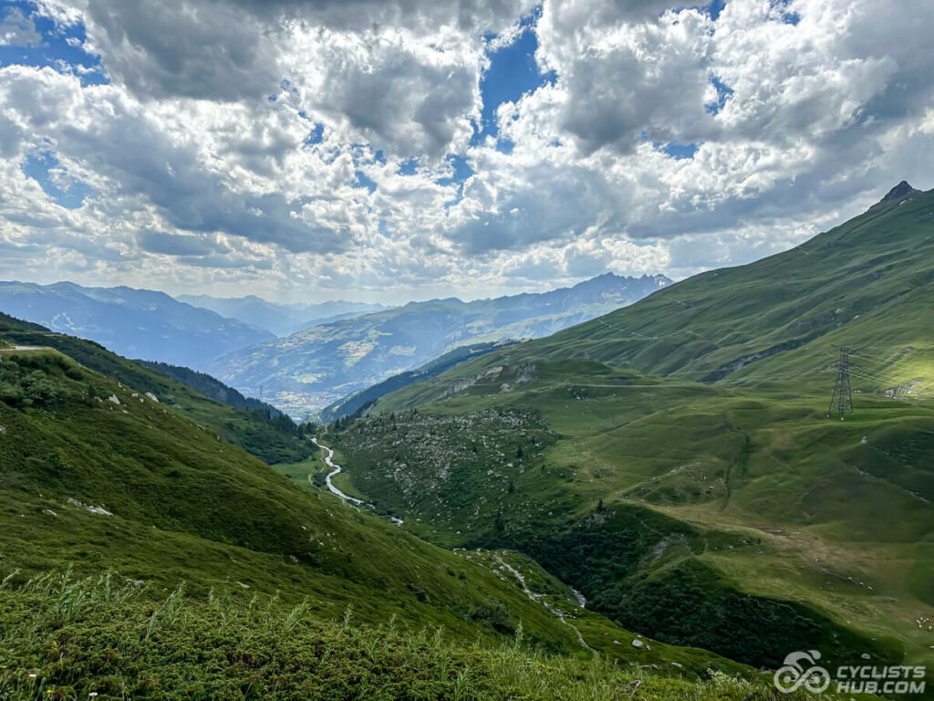 View from the Col du Petit Saint-Bernard.