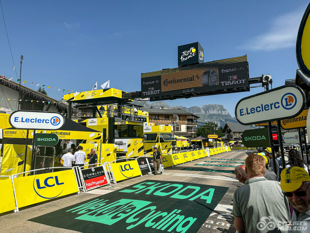 Tour de France ITT finish.