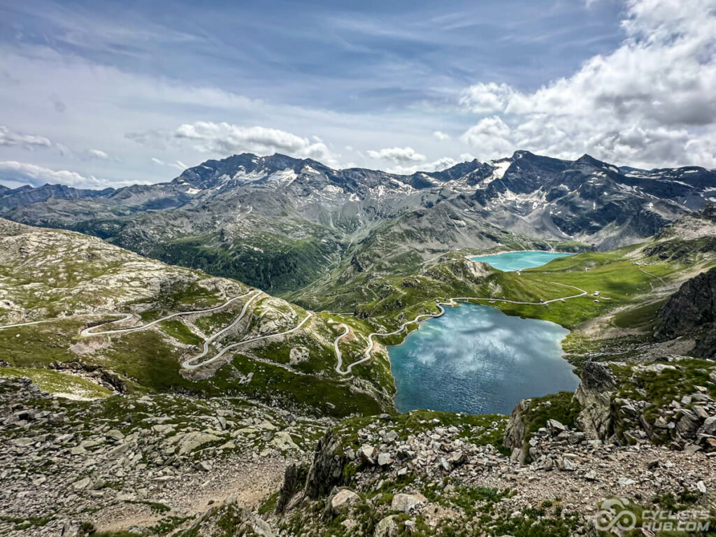 View from the Colle del Nivolet.