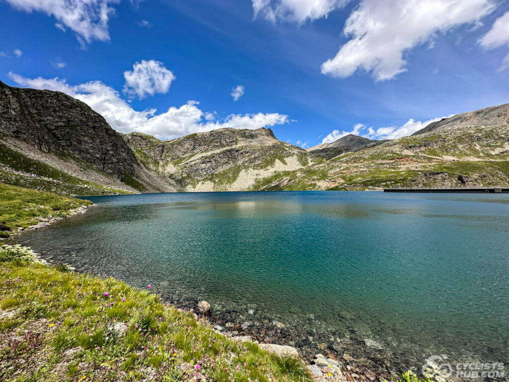 Lago Angel at Colle del Nivolet.