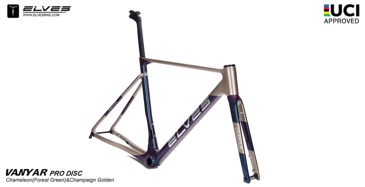 【oshin42】ELVES VANYAR DISC 2022 S 105 UCI Approved! ELVES Vanyar Carbon SuperLight Road Framesets