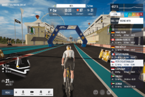 MyWhoosh Review: My avatar on a Sydney route.