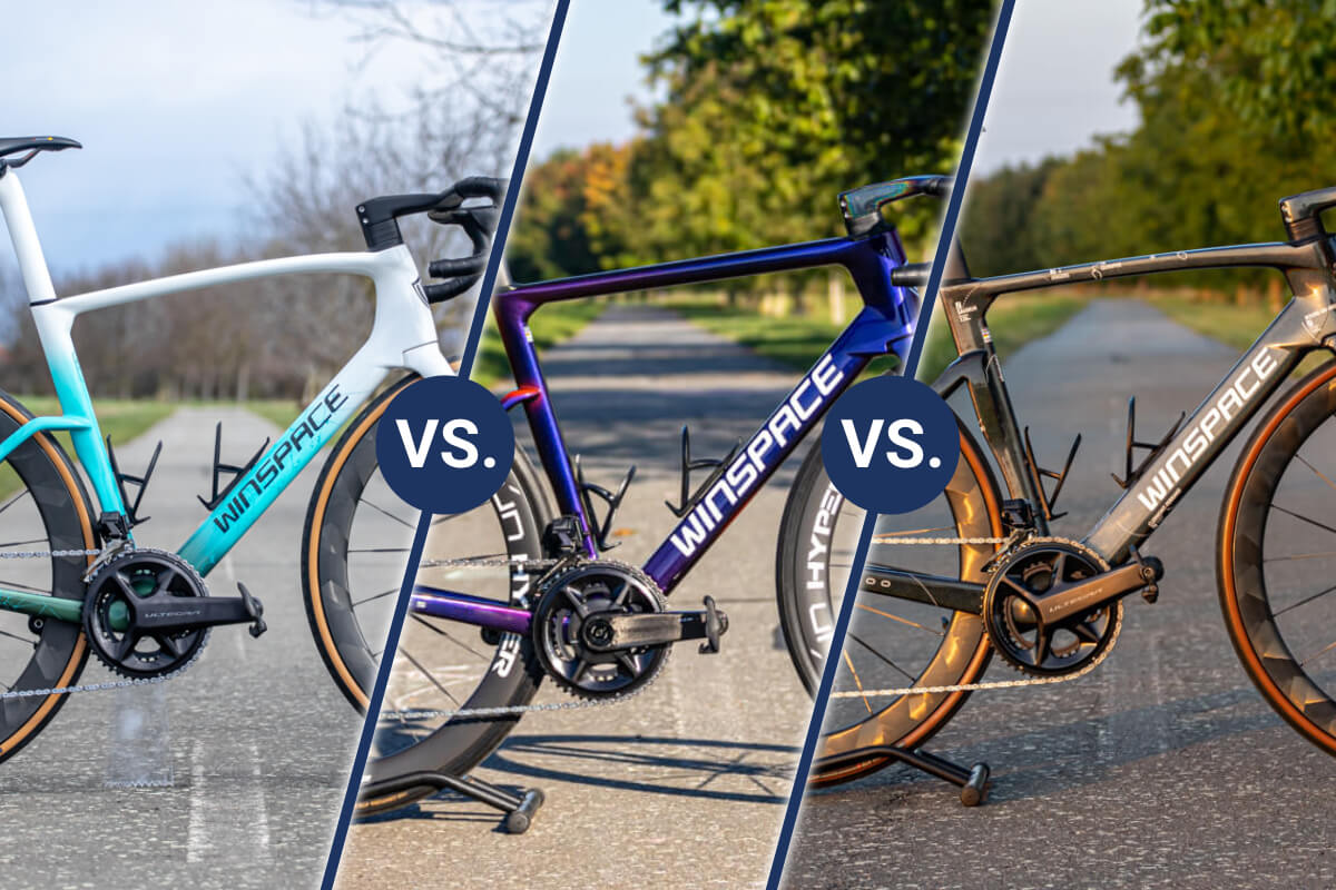 Winspace frames compared: Agile vs. SLC5 vs. T1600.