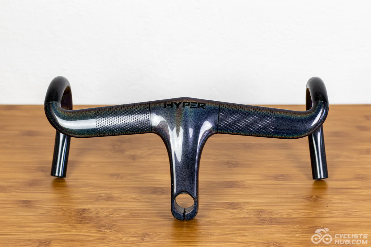 Winspace HYPER Integrated Handlebar on a wooden table.