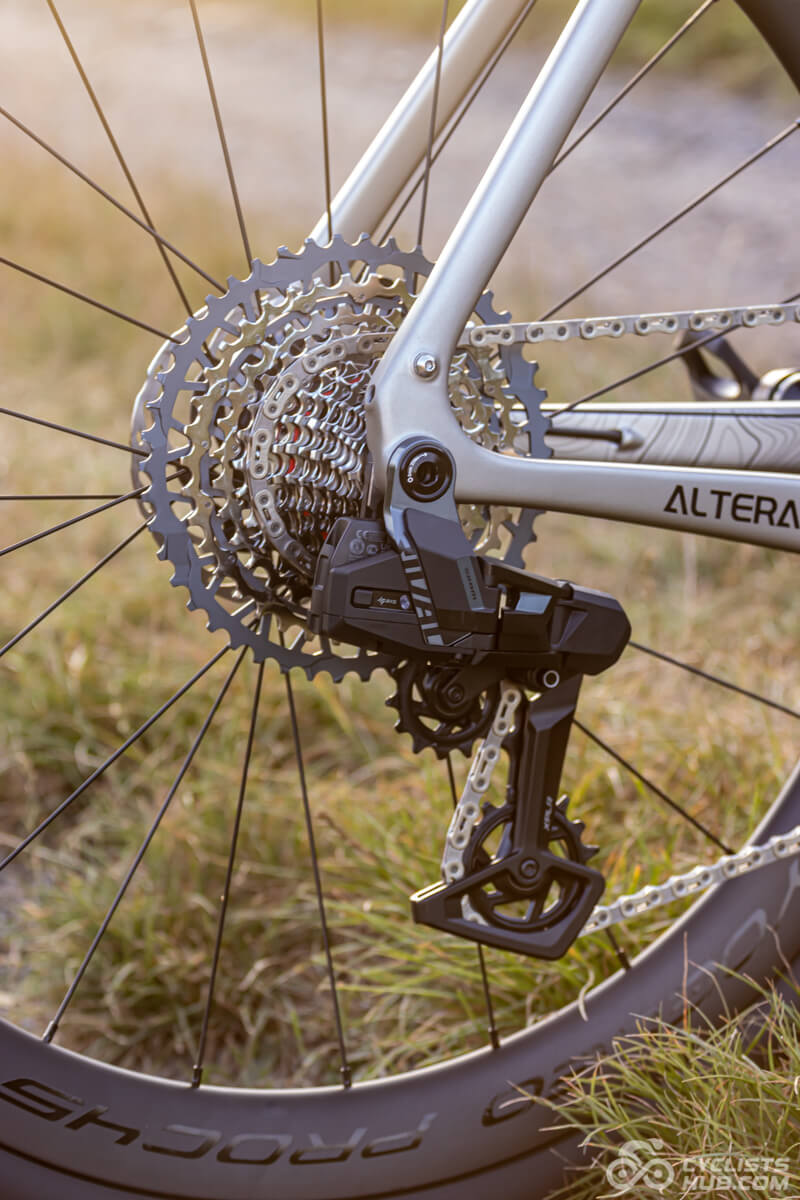 YOELEO G21 Altera and SRAM Rival XPLR rear derailleur.