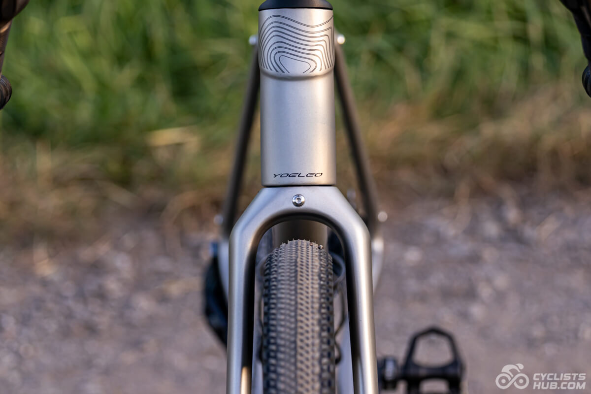 YOELEO G21 Altera front tire clearance.