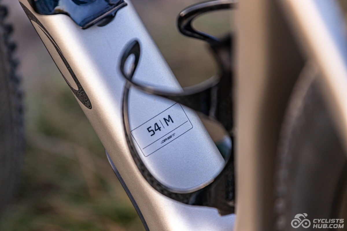 Detail of my YOELEO G21 Altera size 54, M.