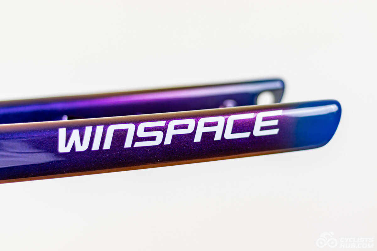 Winspace logo on the SLC5 fork detail.