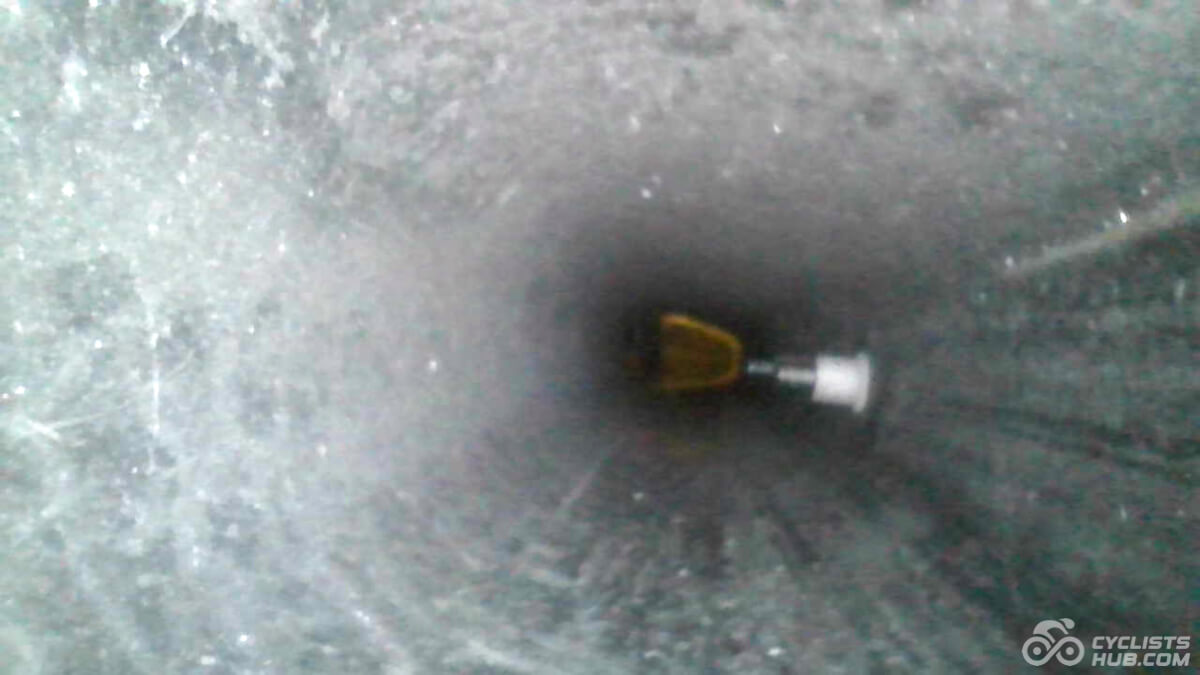 Winspace SLC5 from the inside - down tube.