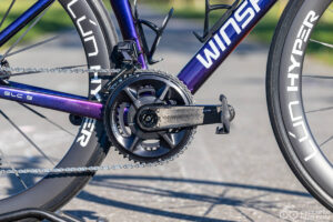 Elilee X310 cranks review: Elilee X310 cranks with Shimano Ultegra chainrings and Elilee EK01 power meter on Winspace SLC5.