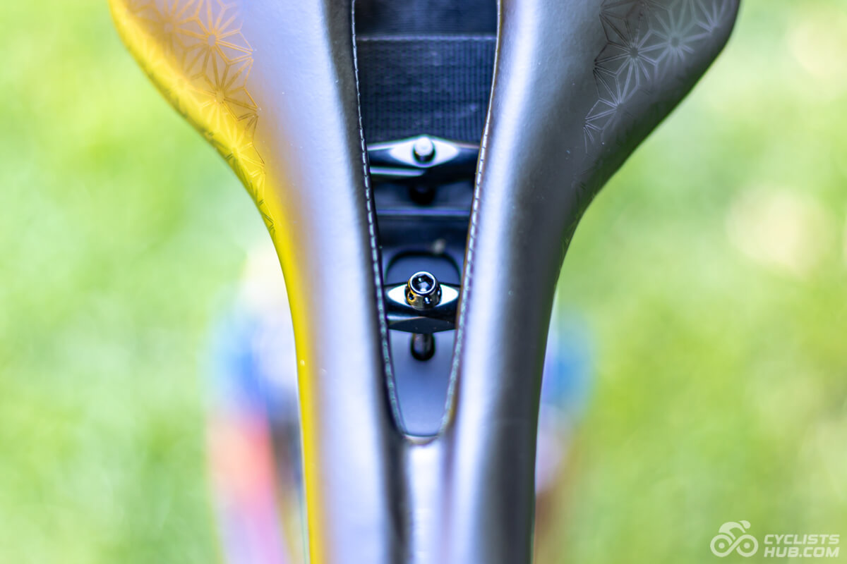 Winspace SLC5 front saddle bolt detail.