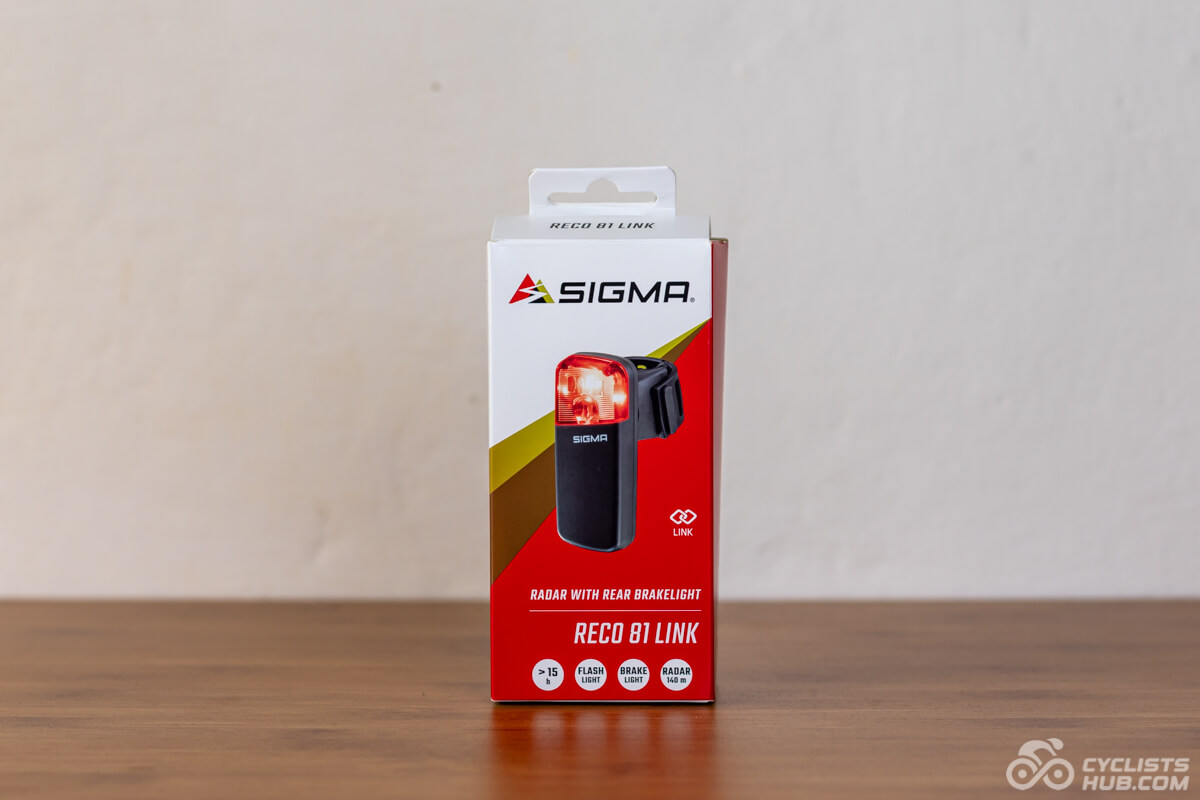 Sigma RECO 81 box on a wooden table.