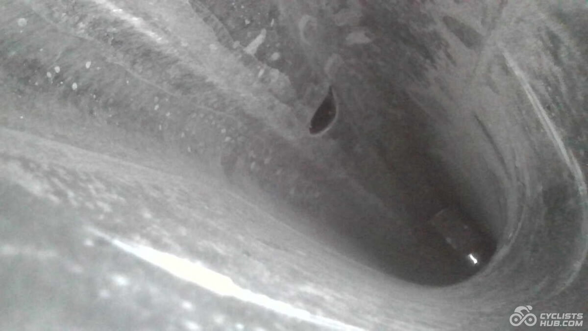 Particle GCX45 from the inside.