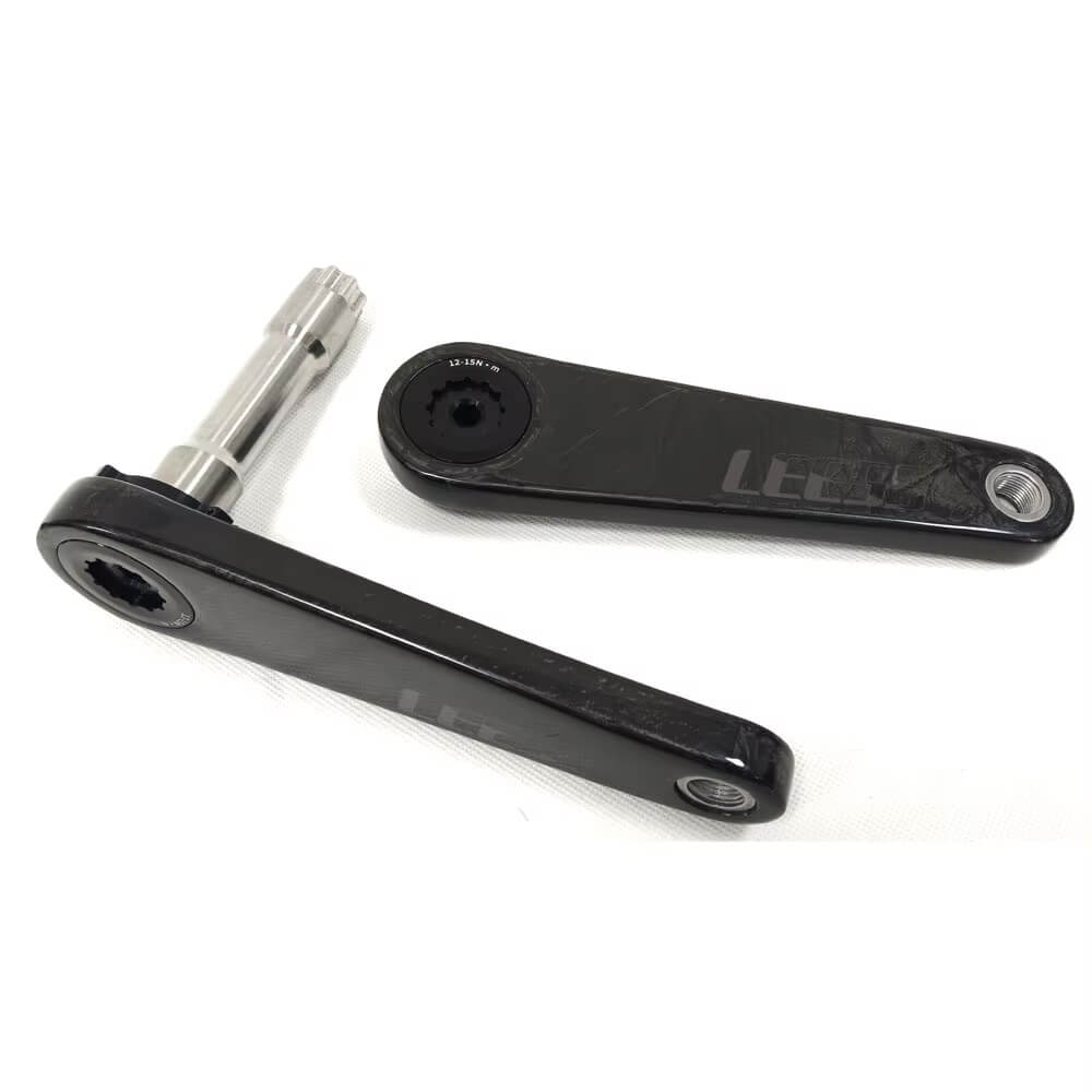 Leese carbon cranks.