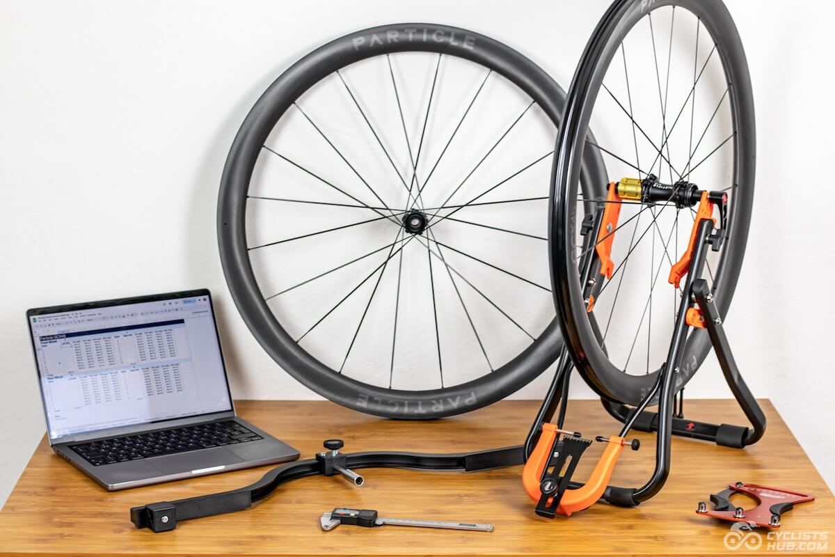 Particle GCX45 ready for CyclistsHub.com QC testing.