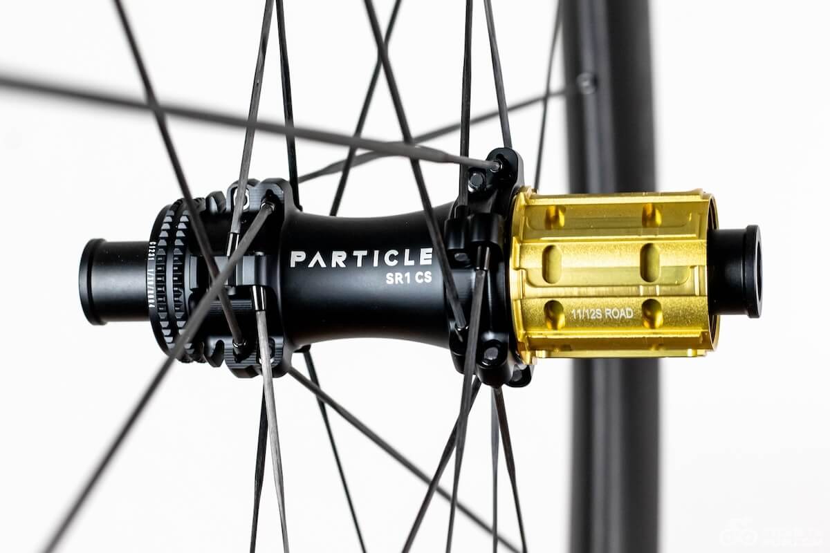 Particle GCX45 rear hub detail.