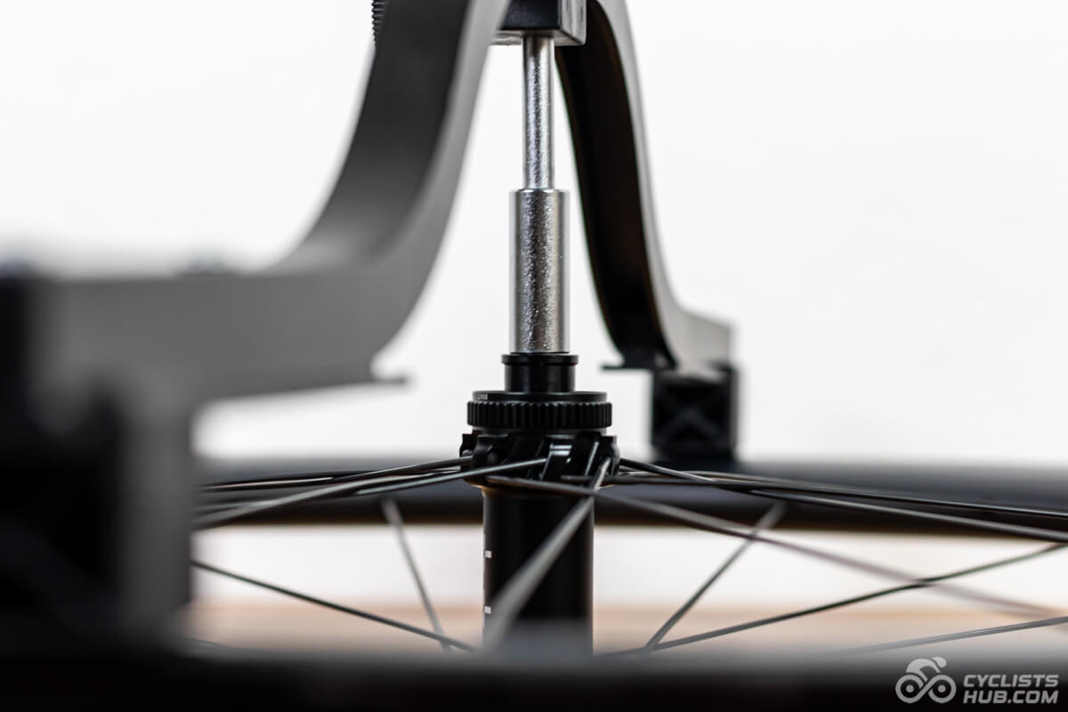 10Plus T-Series 50mm dishing front wheel nondrive side.
