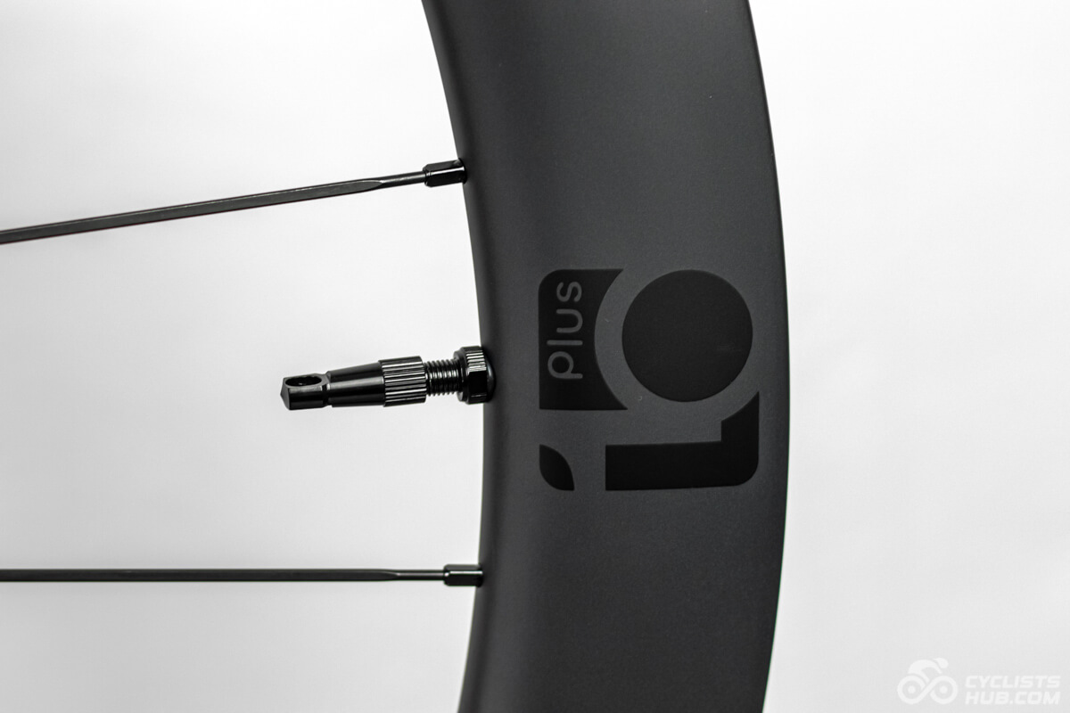 10Plus T-Series 50mm small logo detail.