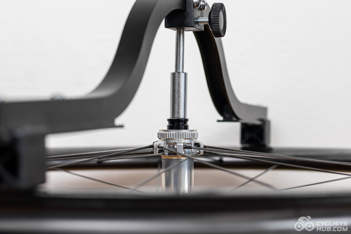 UPVINE Ultra D40 dishing front wheel nondrive side.