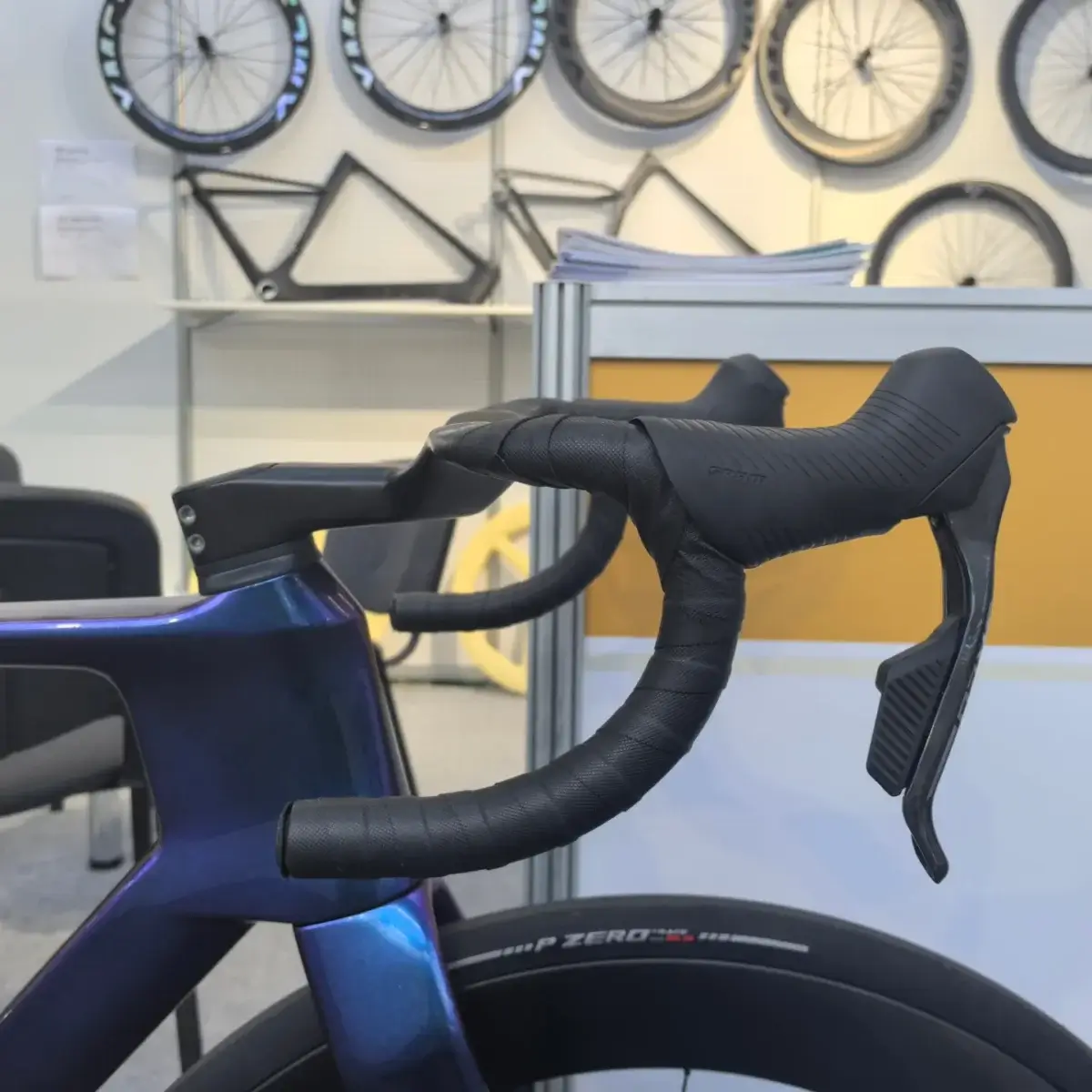 XMCS VRT at Eurobike cockpit (side view).