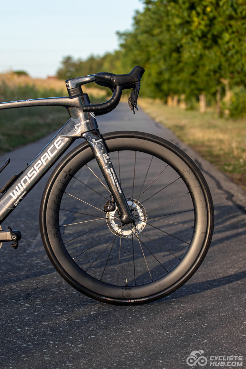 10Plus T Series front wheel on Winspace T1600.