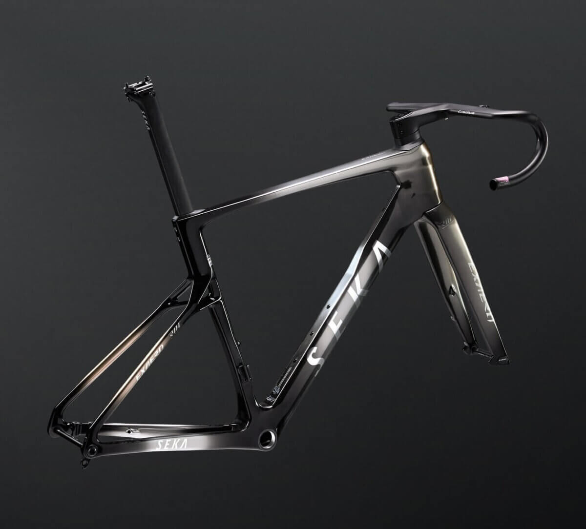 Black/grey SEKA ExAero frame.